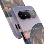 Coque de téléphone Arctic Igloo, paysage enneigé au crépuscule