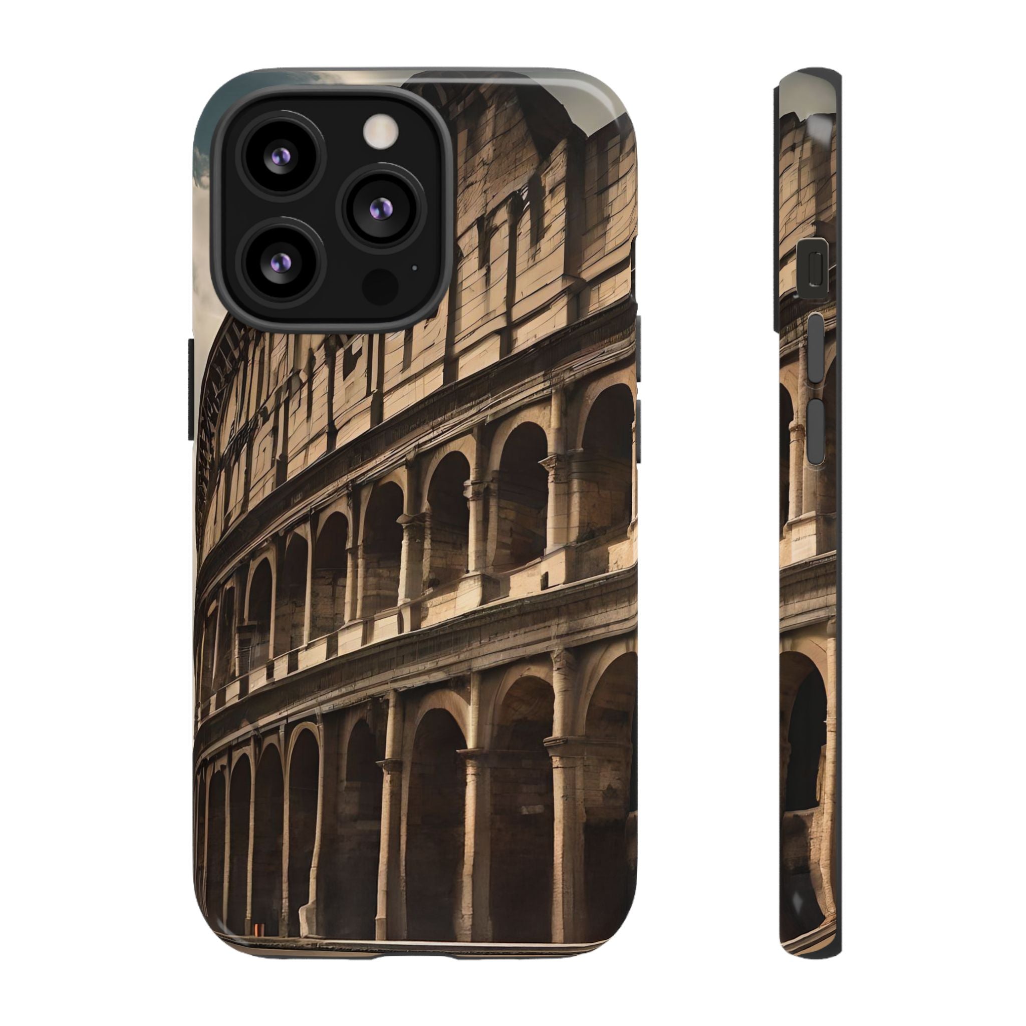 Vintage Colosseum Phone Case, Tough Cases for Travel Lovers, Unique Gift for History Buffs, Protect Your Phone with Style, Vintage Design