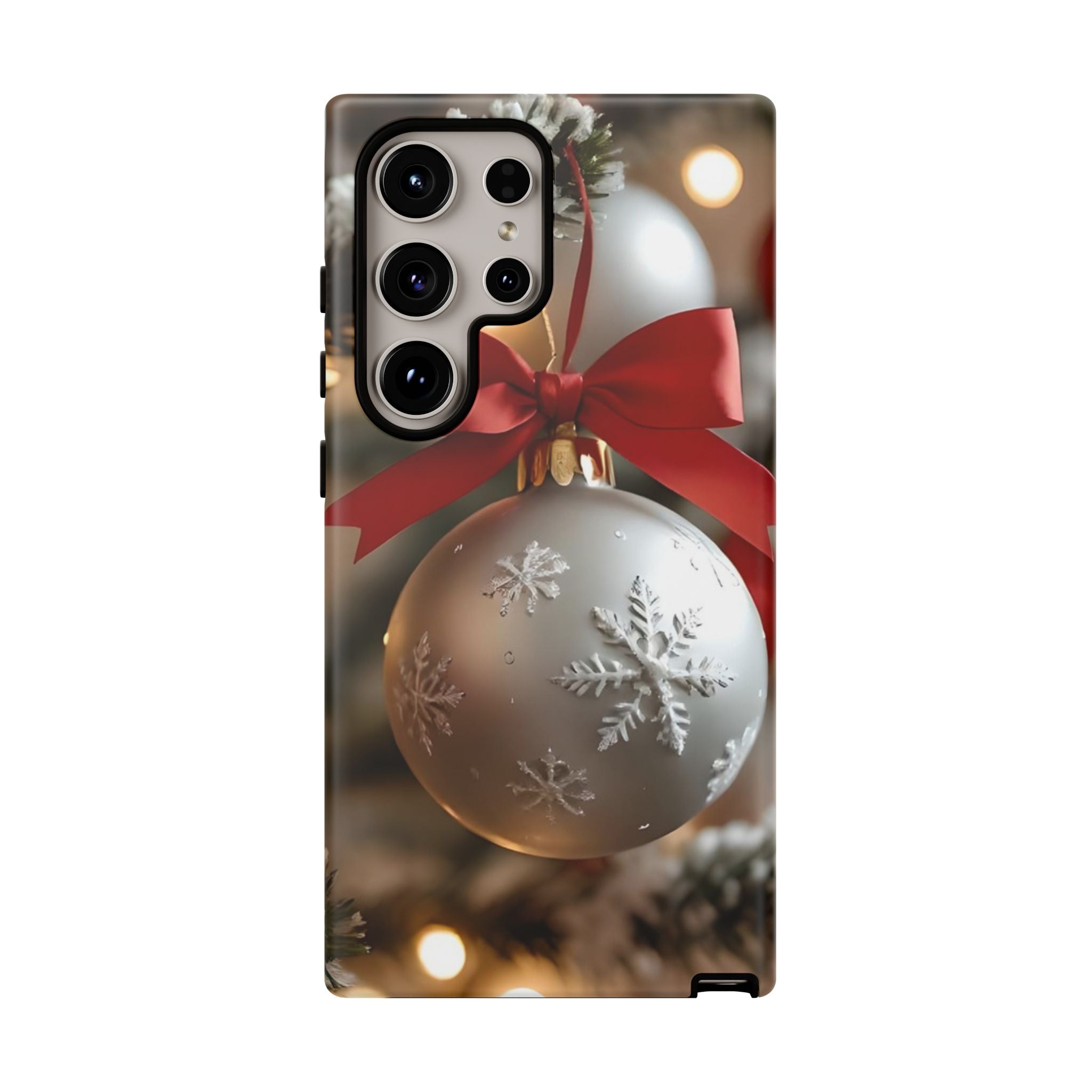 Christmas Phone Case with Seasonal Ornament Design, Festive Mobile Cover, Holiday Gift for Friends and Family, Winter Accessories, [...]