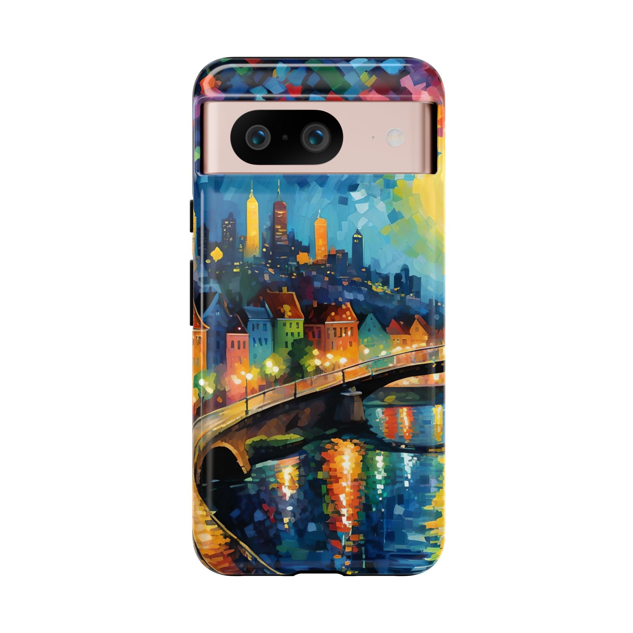 Colorful Phone Case for Tough Cases, Artistic Phone Cover, Unique Gift, Vibrant Design, Decorative Phone Accessories
