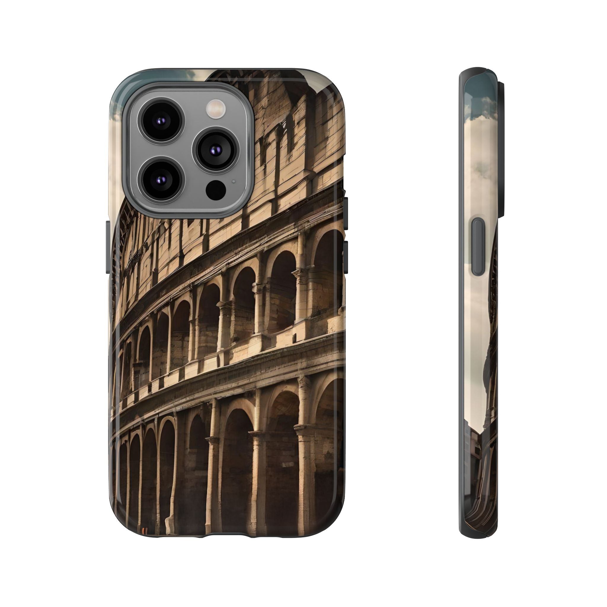 Vintage Colosseum Phone Case, Tough Cases for Travel Lovers, Unique Gift for History Buffs, Protect Your Phone with Style, Vintage Design