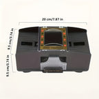 Dual Deck Automatic Card Shuffler for Poker Blackjack-3