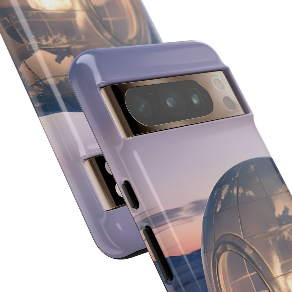 Arctic Igloo Twilight Snow Landscape, Phone Case