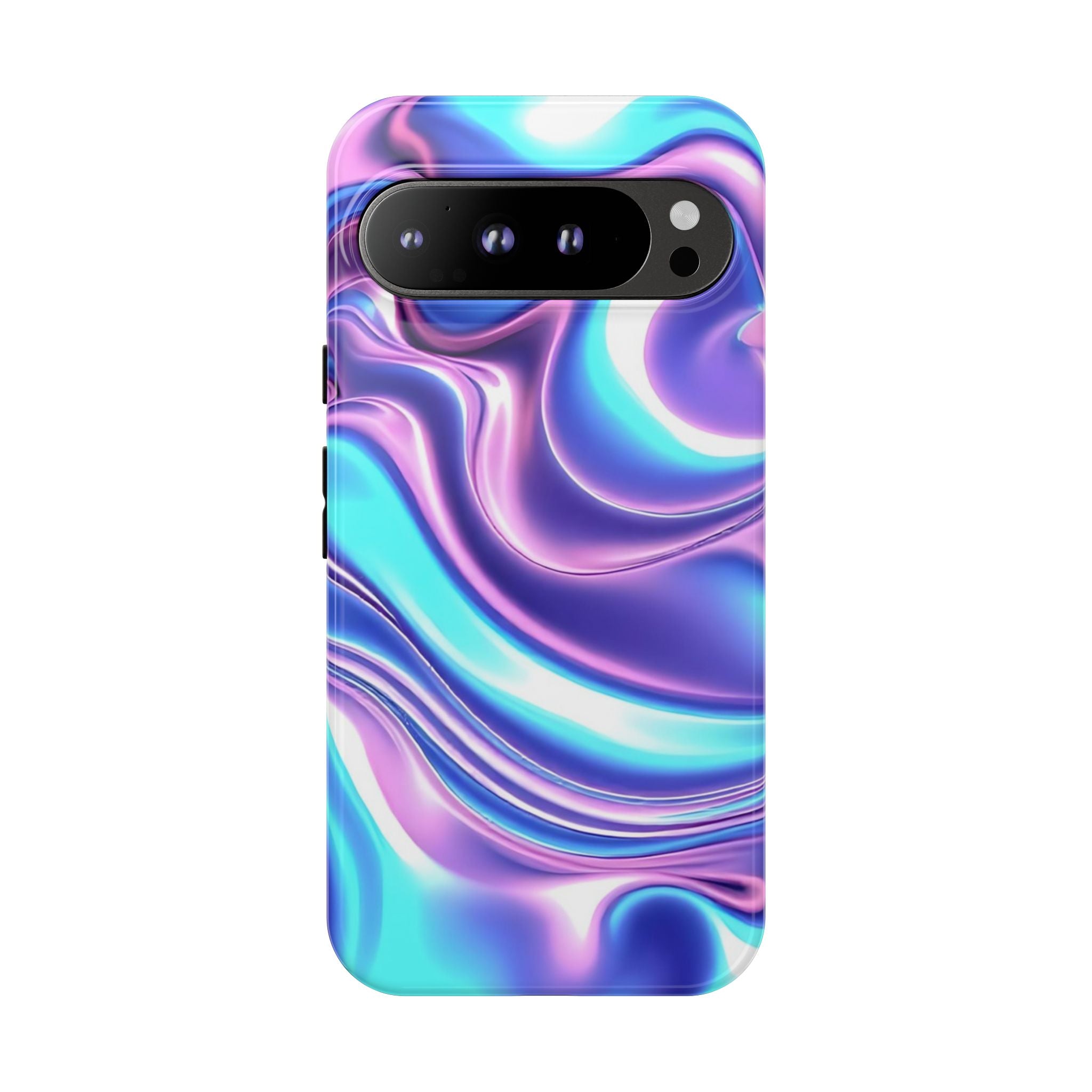 Colorful Phone Case, Tough Case, Swirl Design Phone Cover, Vibrant Phone Accessory, Gift for Her, Trendy Mobile Protection