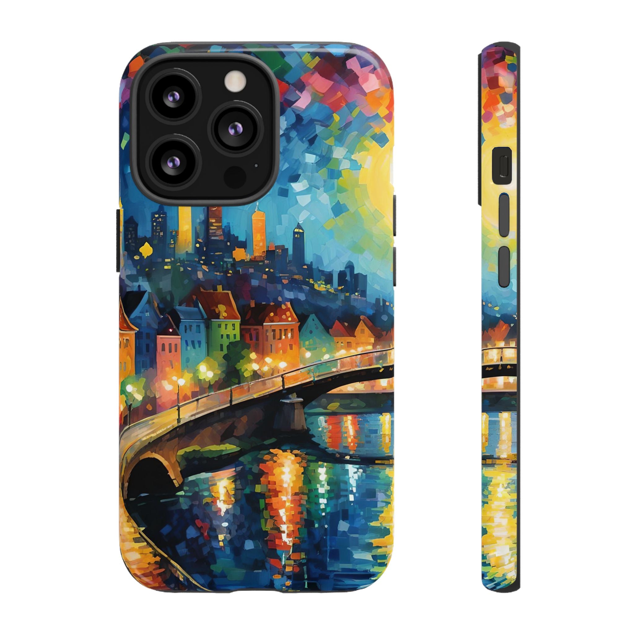 Colorful Phone Case for Tough Cases, Artistic Phone Cover, Unique Gift, Vibrant Design, Decorative Phone Accessories