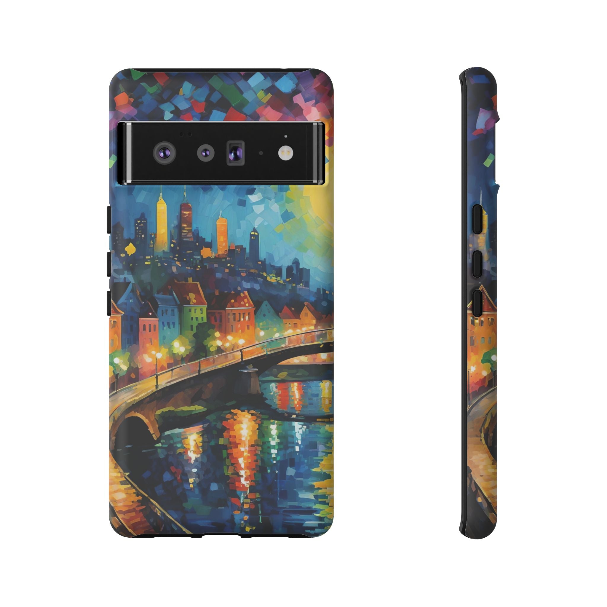 Colorful Phone Case for Tough Cases, Artistic Phone Cover, Unique Gift, Vibrant Design, Decorative Phone Accessories