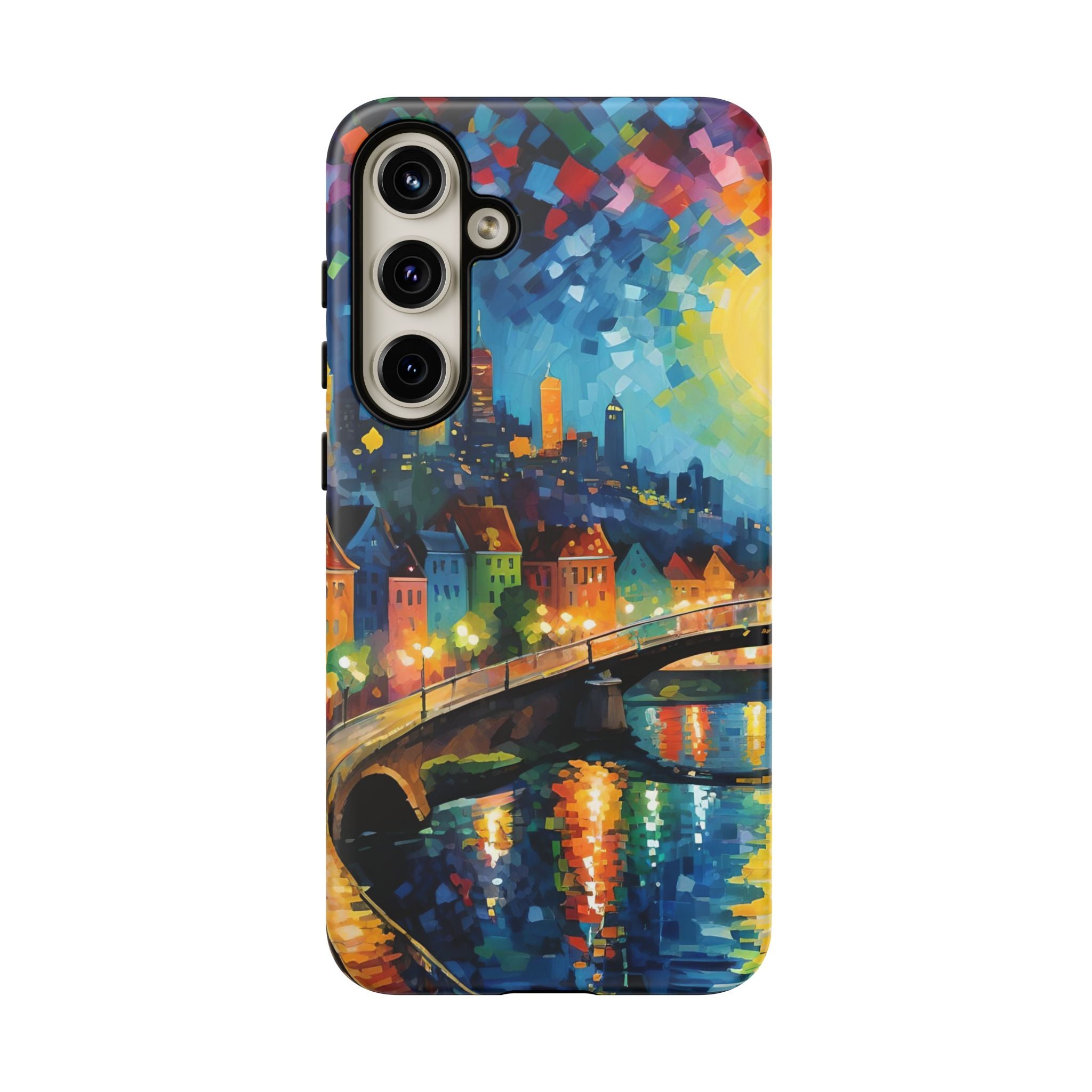 Colorful Phone Case for Tough Cases, Artistic Phone Cover, Unique Gift, Vibrant Design, Decorative Phone Accessories