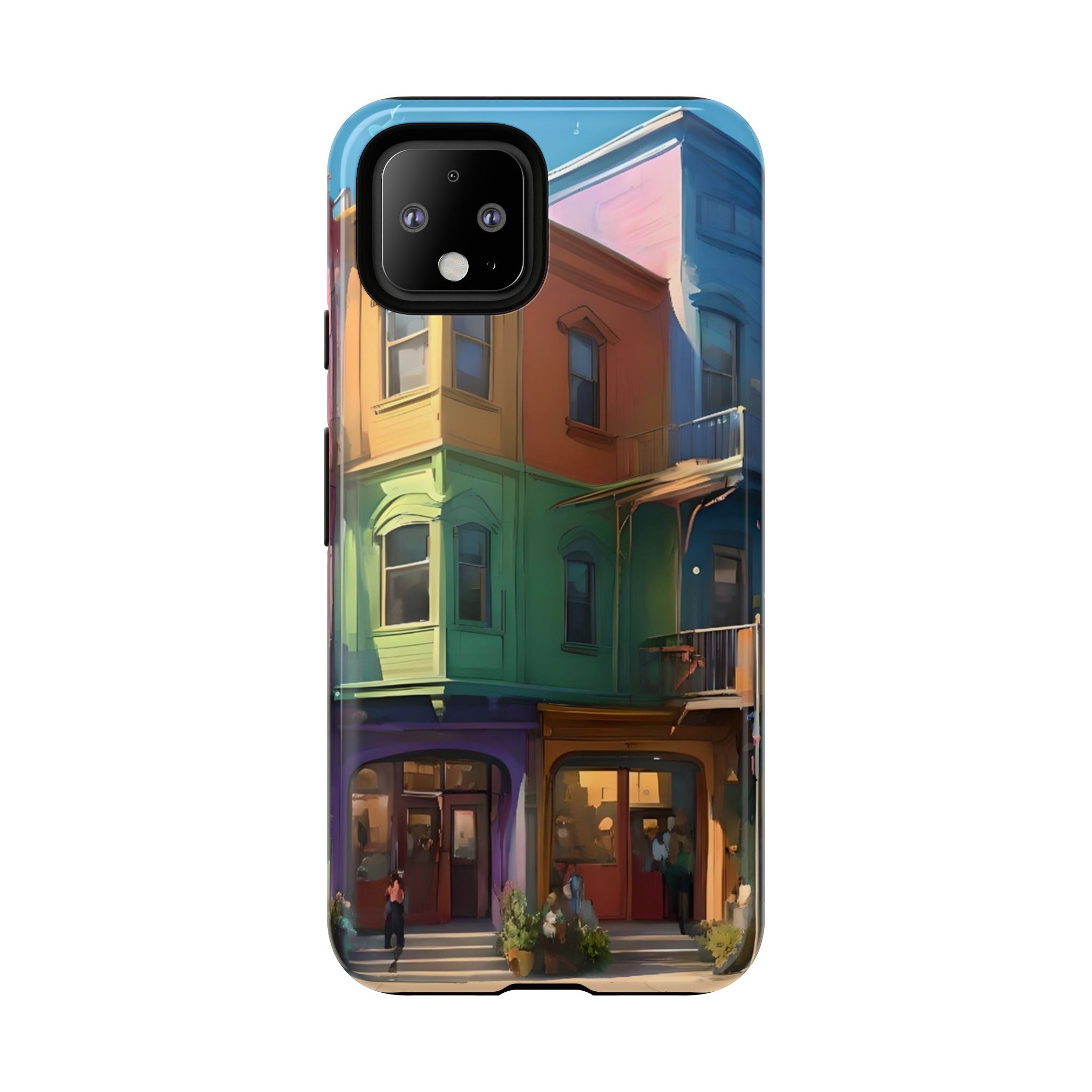 Colorful Phone Case with Artistic Cityscape Design, Tough Phone Cover, Unique Gift for Art Lovers, Vibrant Mobile Accessory, Perfect [...]
