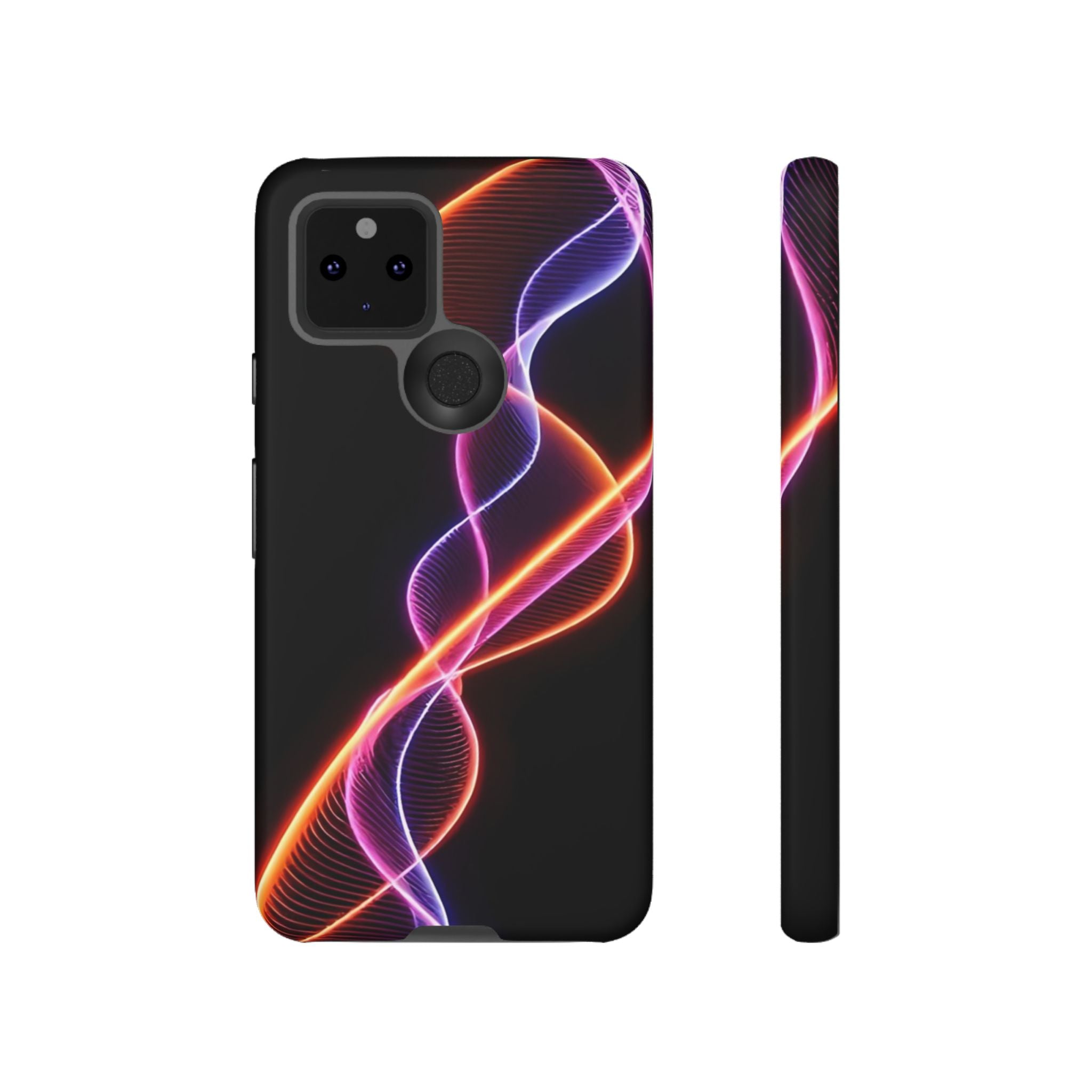 Vibrant Phone Case with Abstract Light Design, Artistic Phone Cover, Modern Tech Accessory, Gift for Tech Lovers, Personalized Phone Case