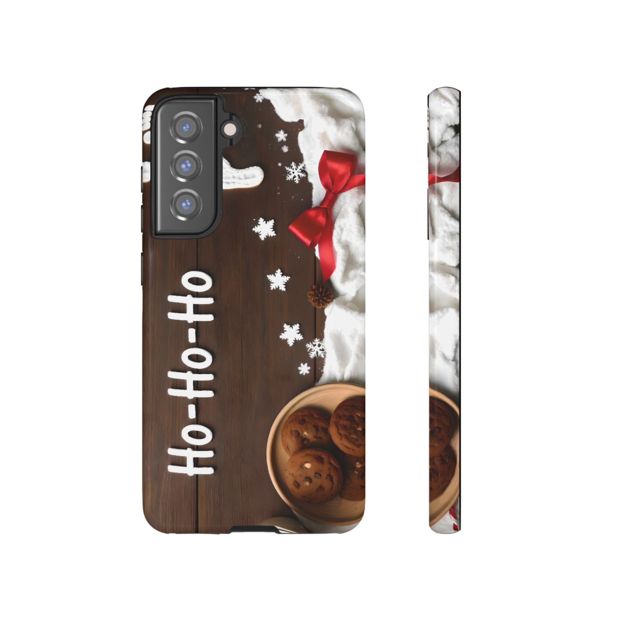 Christmas Cookie Phone Case, Holiday Cell Phone Cover, Cute Phone Accessory, Gift for Him or Her, Festive Tech Decor