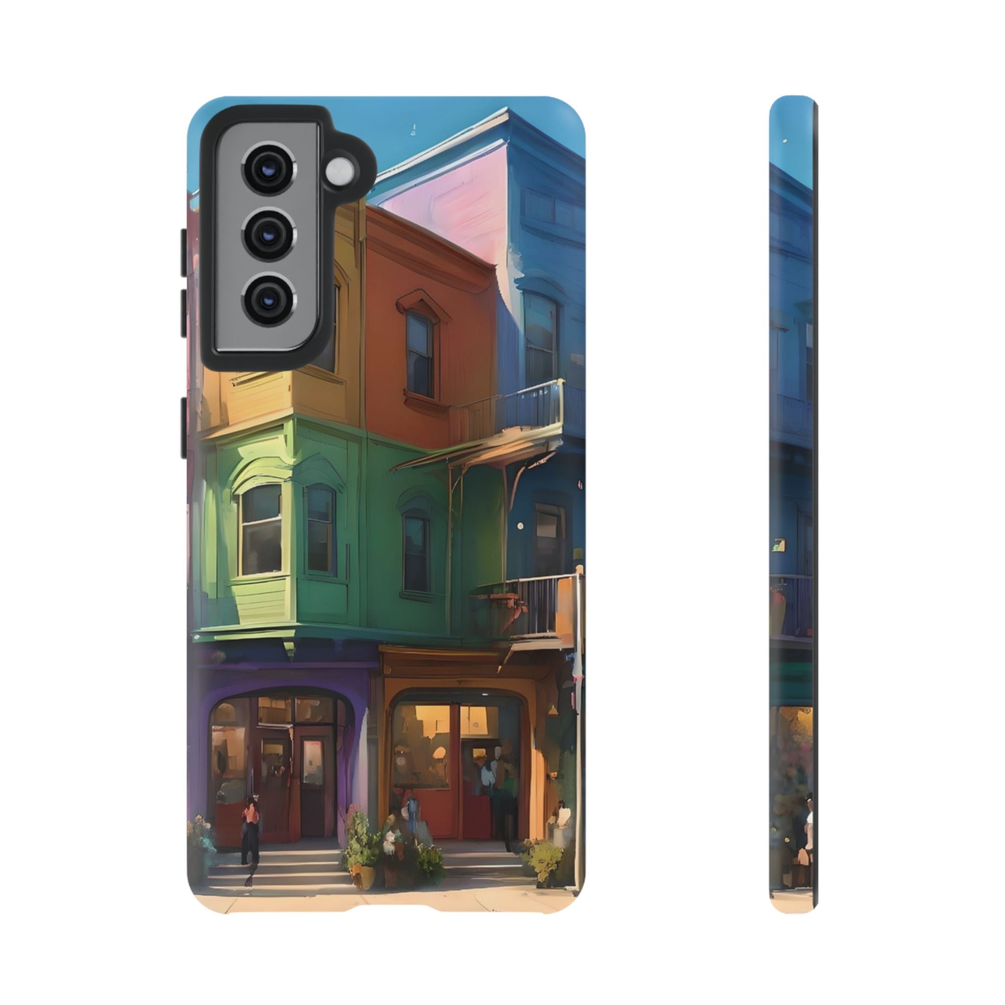 Colorful Phone Case with Artistic Cityscape Design, Tough Phone Cover, Unique Gift for Art Lovers, Vibrant Mobile Accessory, Perfect [...]