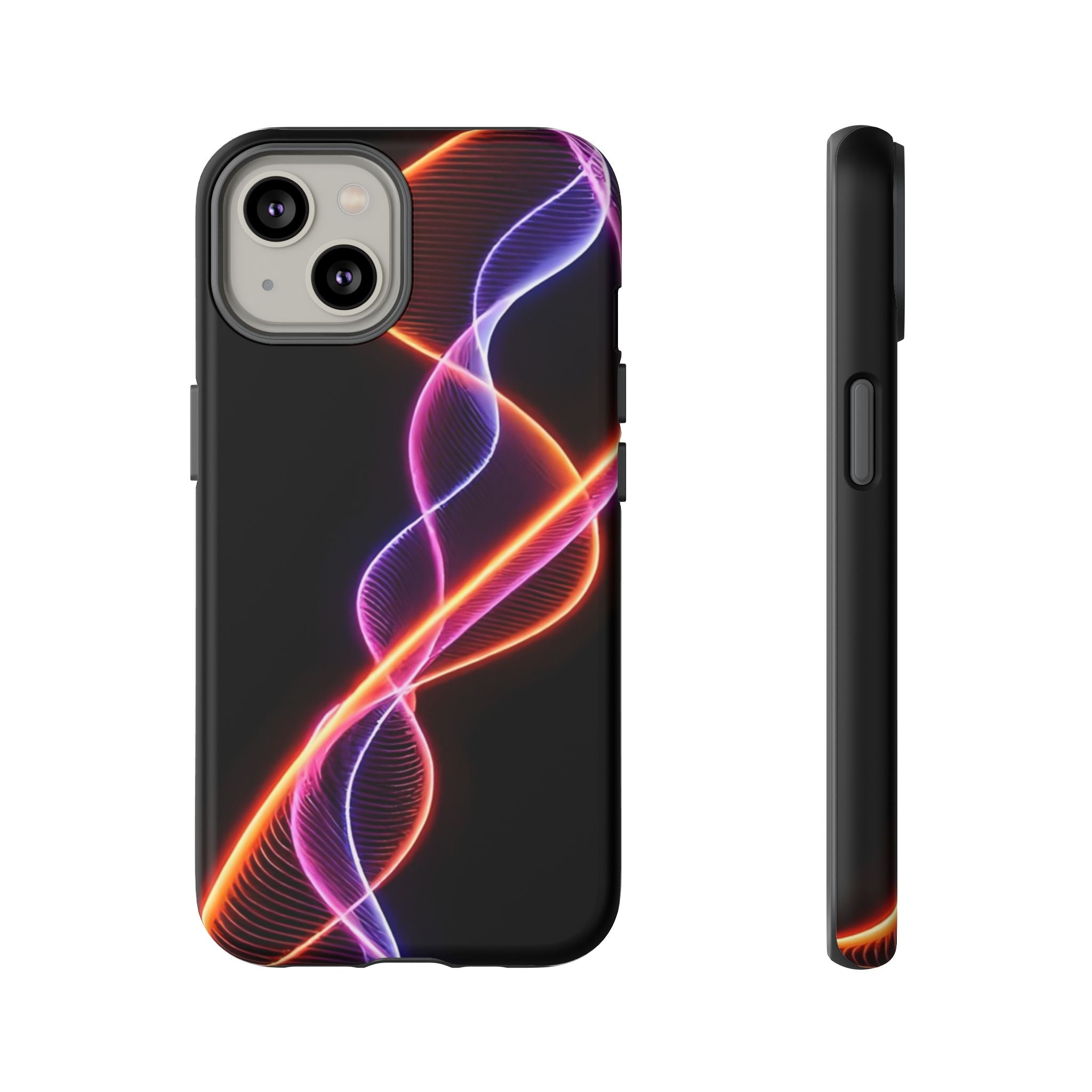 Vibrant Phone Case with Abstract Light Design, Artistic Phone Cover, Modern Tech Accessory, Gift for Tech Lovers, Personalized Phone Case