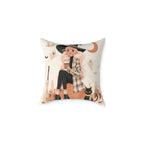 Cozy Witch Fall Design, Decorative Pillow