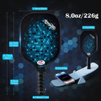 Pickleball Paddle Set 4-Pack Fiberglass Beginners-4