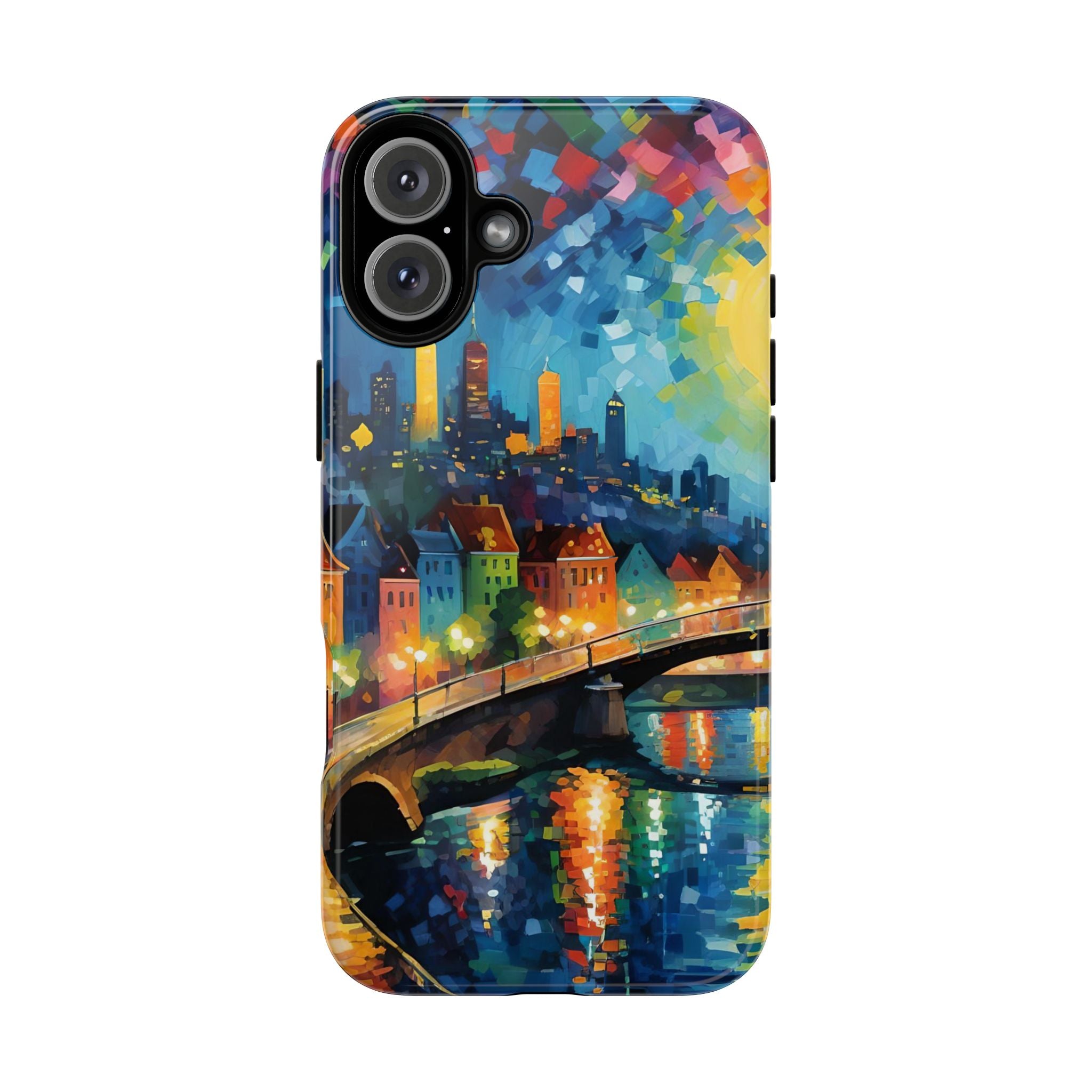 Colorful Phone Case for Tough Cases, Artistic Phone Cover, Unique Gift, Vibrant Design, Decorative Phone Accessories