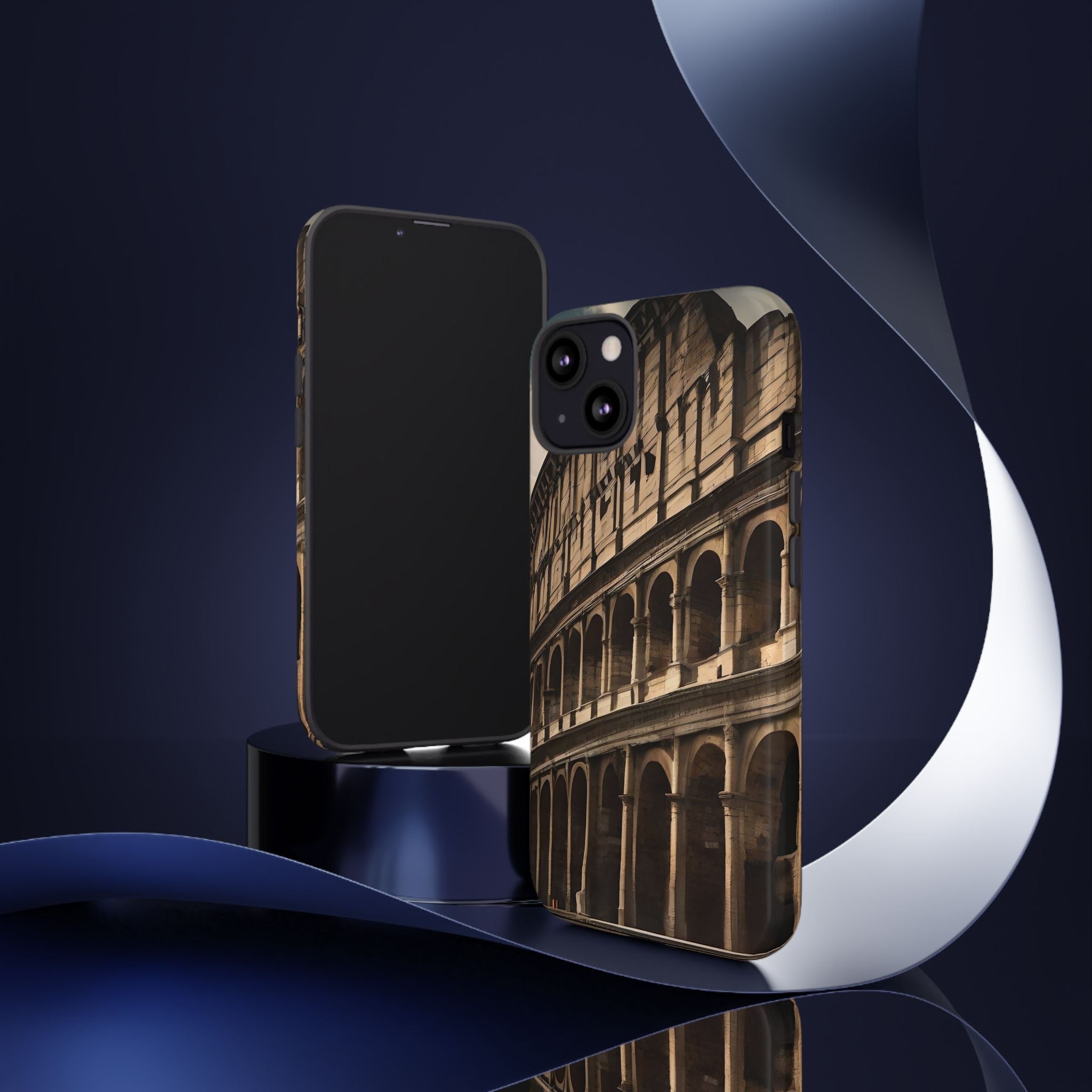 Vintage Colosseum Phone Case, Tough Cases for Travel Lovers, Unique Gift for History Buffs, Protect Your Phone with Style, Vintage Design
