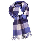 Luxurious Scarf, 100% Baby Alpaca, Blue Color