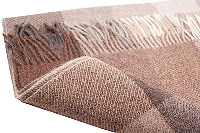 Plaid Great Natural Alpaca 100% alpaga, beige-gris 
