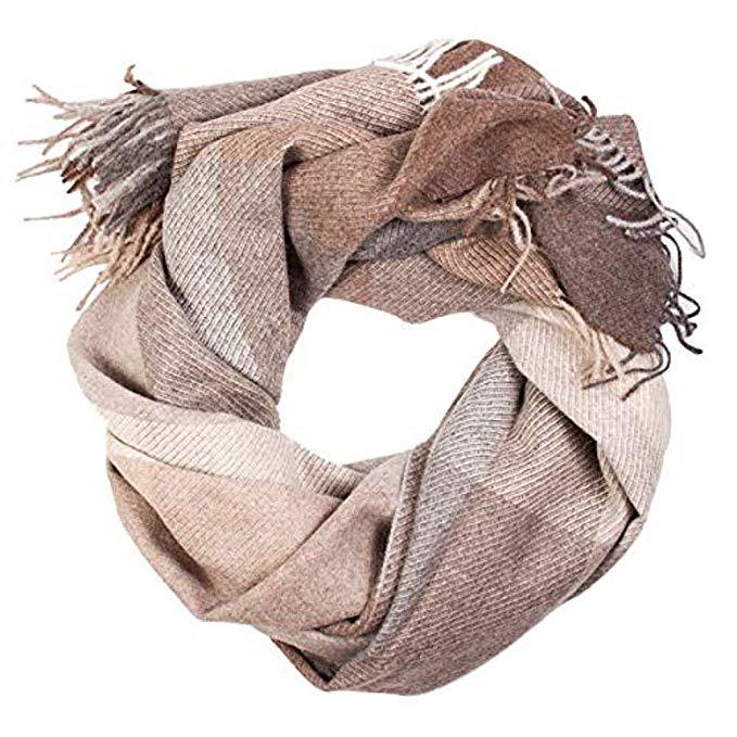 Plaid Great Natural Alpaca 100% alpaga, beige-gris 