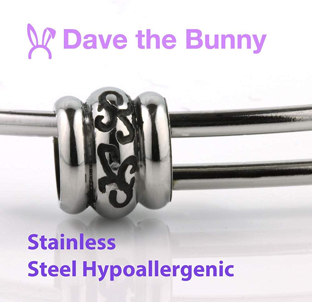 Skull and Bones Fancy Charm Bangle-1
