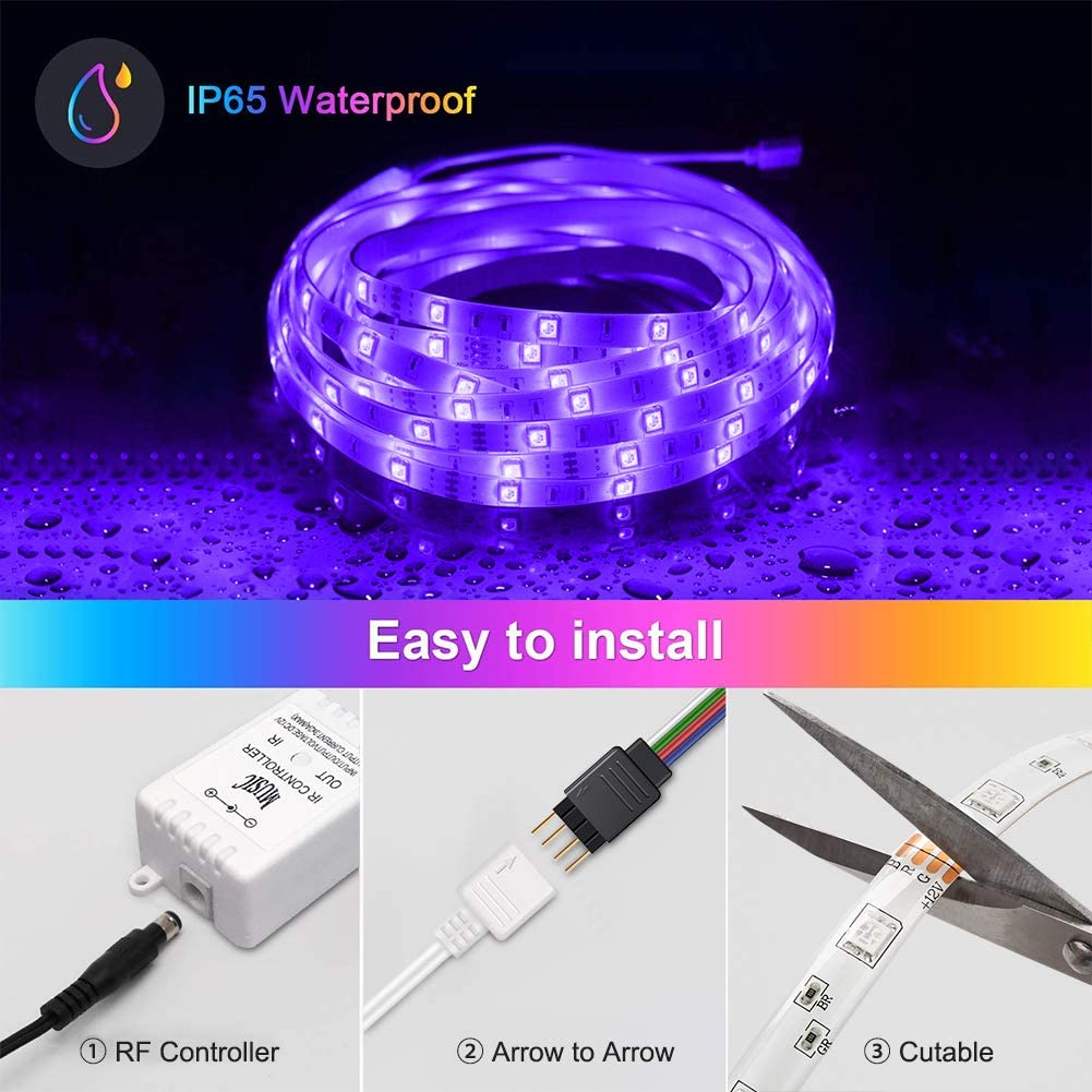 Flexible Color Changing LED Strip Lights