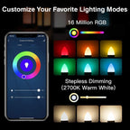 Genie Smart LED Candelabra Bulb E12 (Works with Google Home/Alexa) -