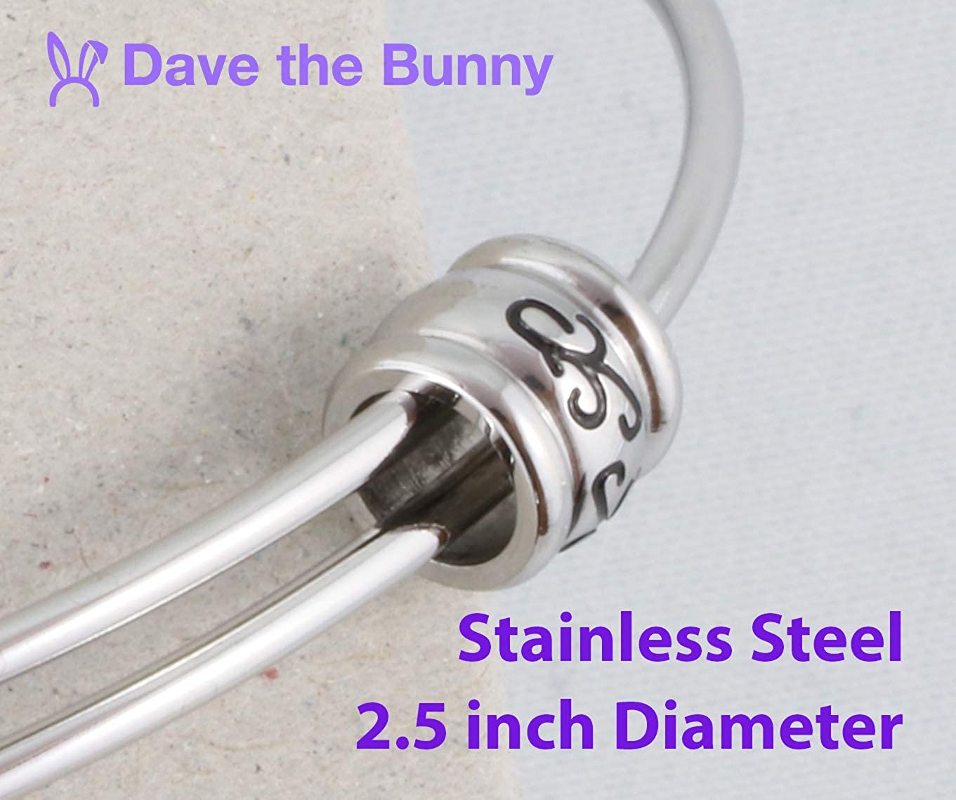 Cannabis Marijuana Leaf Fancy Charm Bangle-2