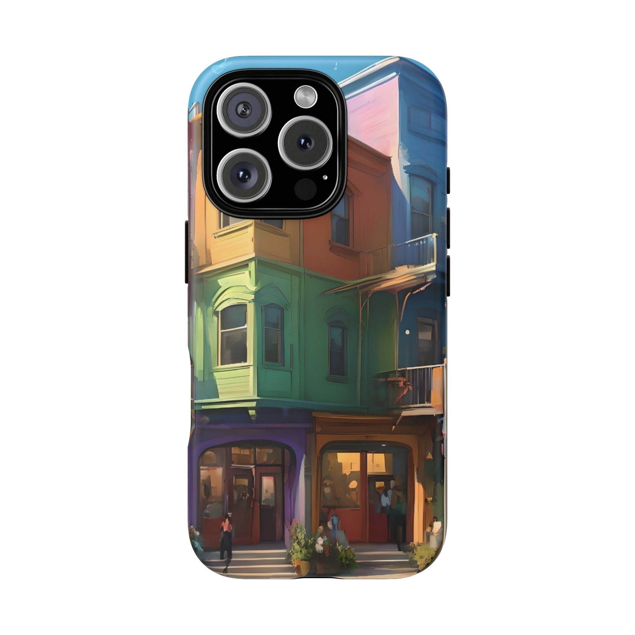 Colorful Phone Case with Artistic Cityscape Design, Tough Phone Cover, Unique Gift for Art Lovers, Vibrant Mobile Accessory, Perfect [...]