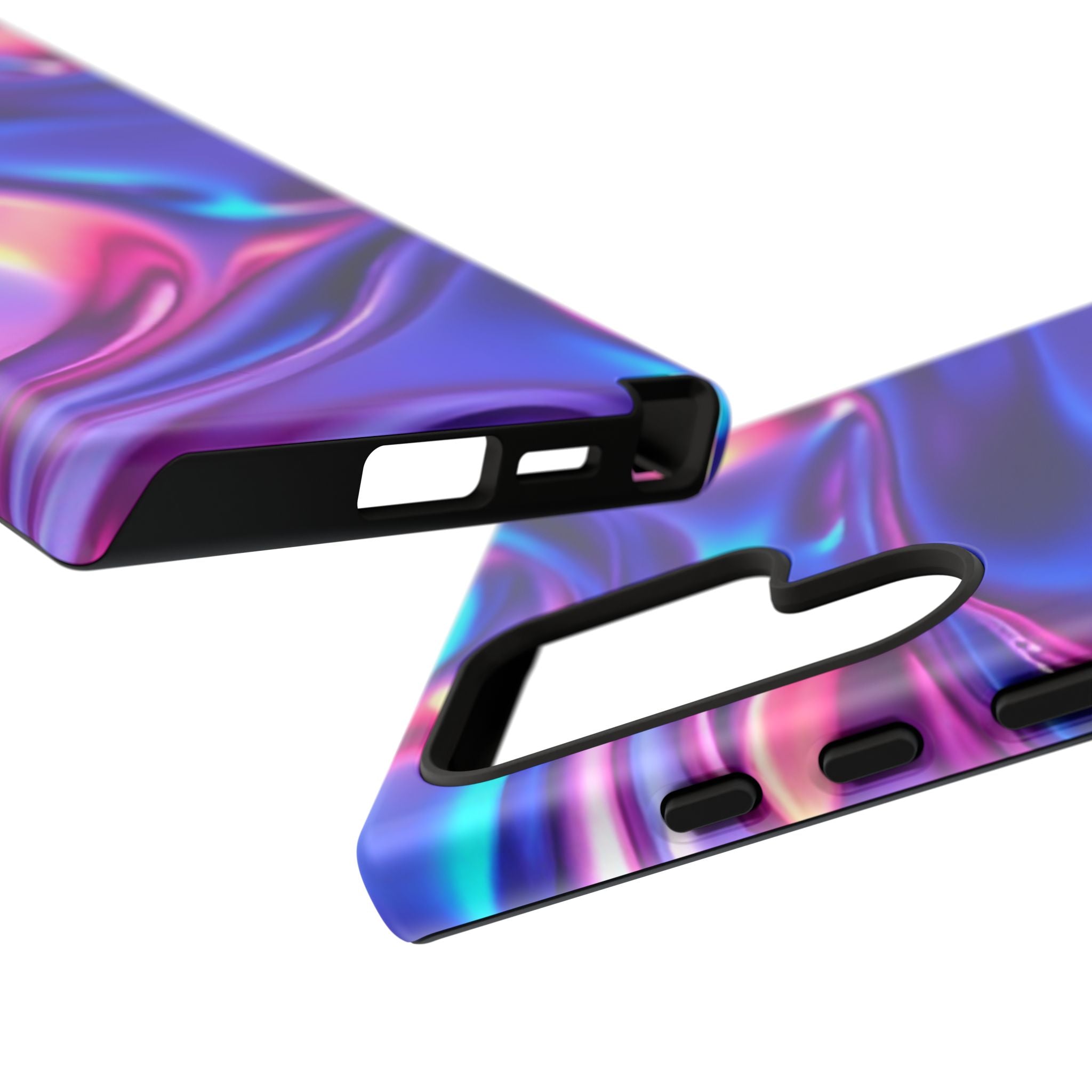 Vibrant Phone Case with Colorful Wave Design, Tough Phone Cover, Stylish Smartphone Case, Unique Gift for Her, Phone Accessories