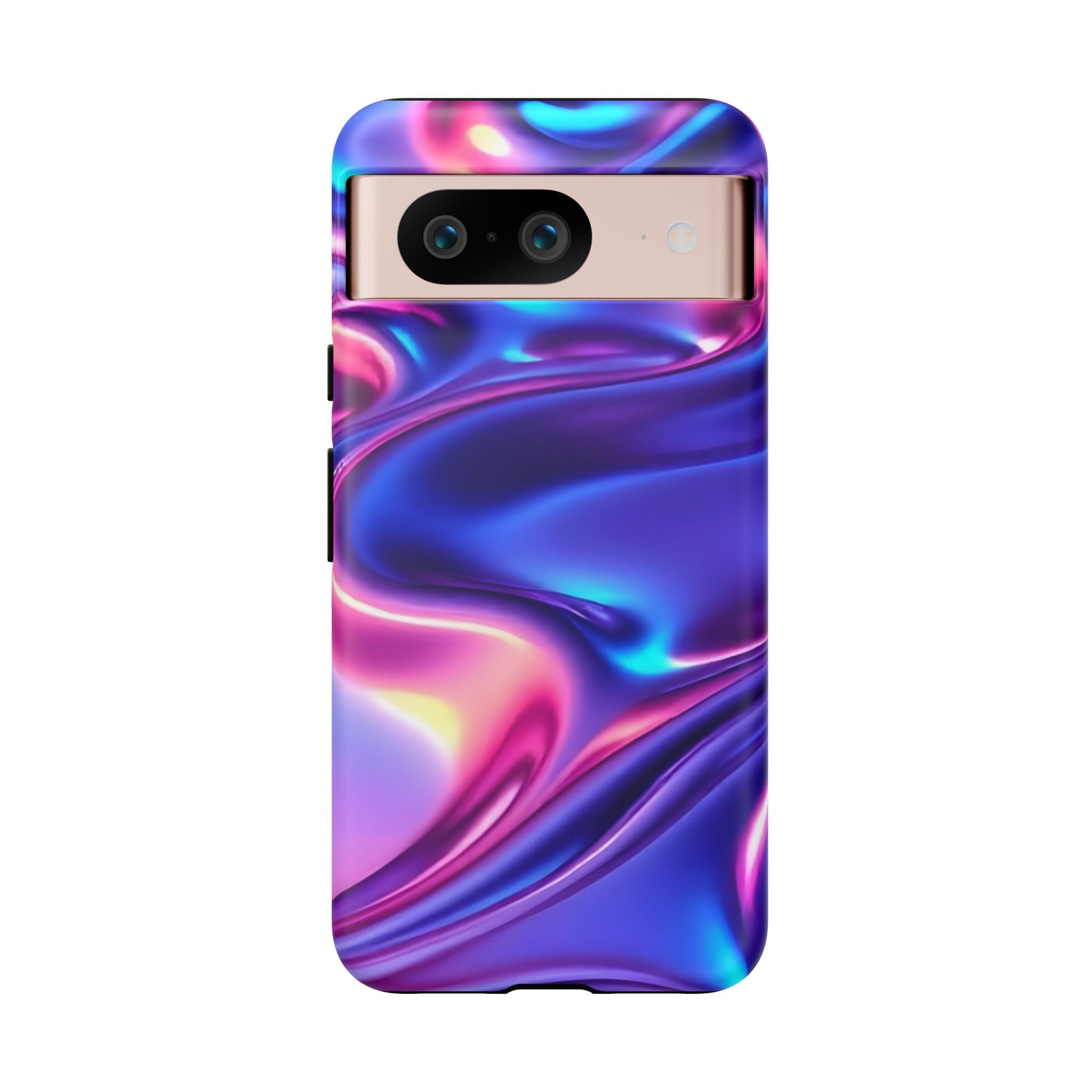 Vibrant Phone Case with Colorful Wave Design, Tough Phone Cover, Stylish Smartphone Case, Unique Gift for Her, Phone Accessories