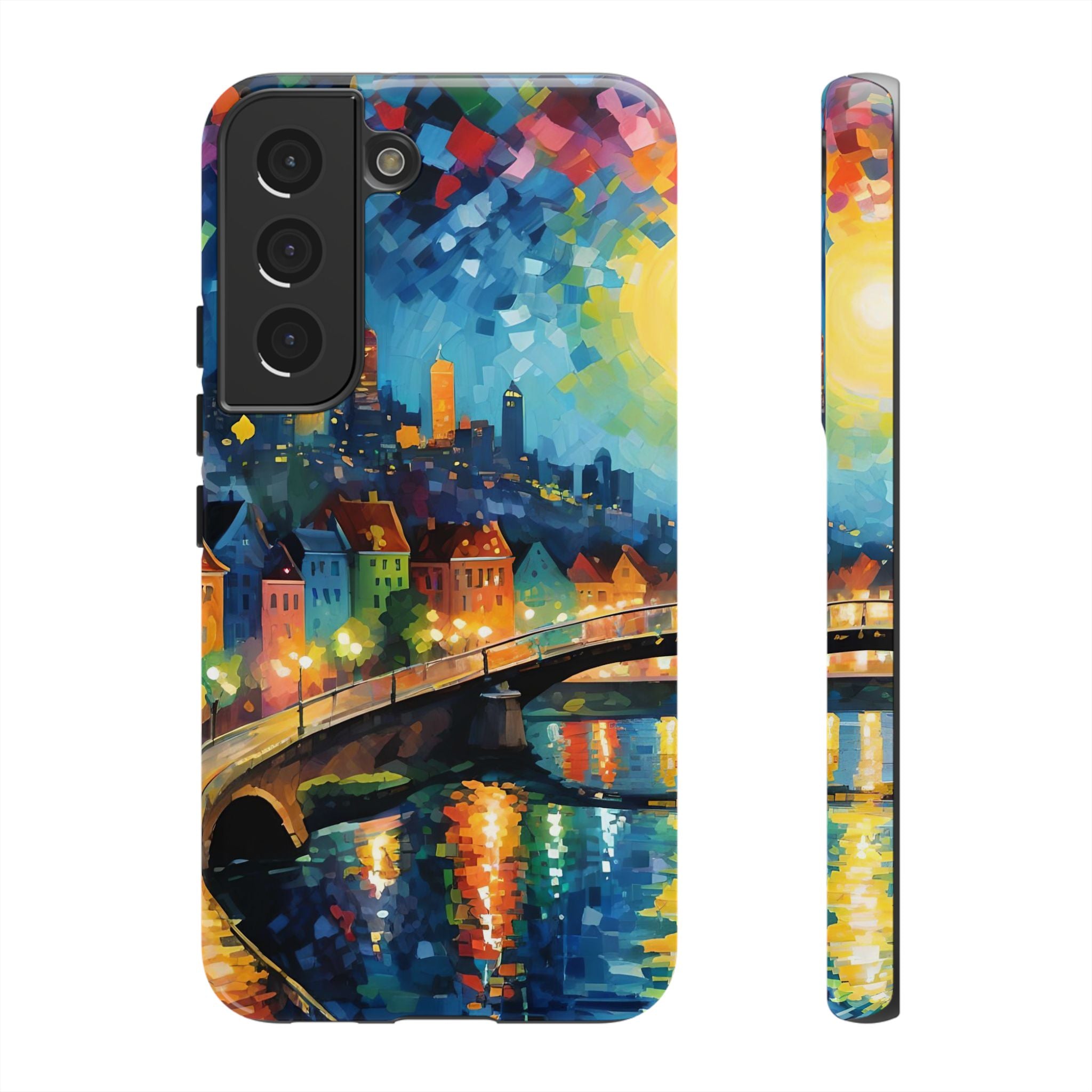 Colorful Phone Case for Tough Cases, Artistic Phone Cover, Unique Gift, Vibrant Design, Decorative Phone Accessories