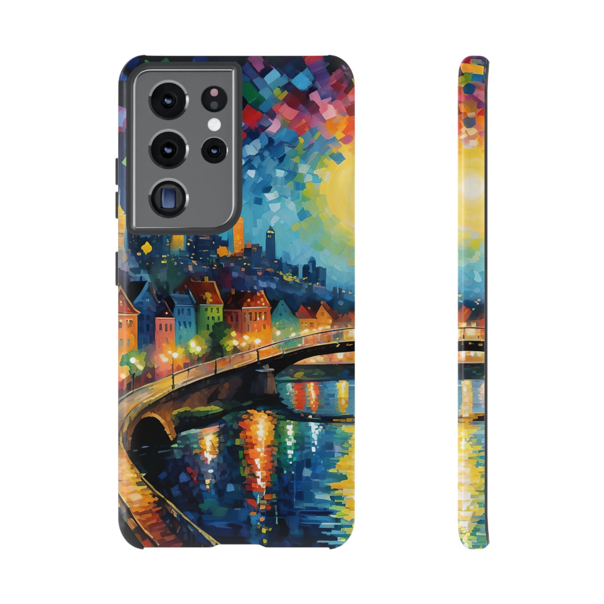 Colorful Phone Case for Tough Cases, Artistic Phone Cover, Unique Gift, Vibrant Design, Decorative Phone Accessories