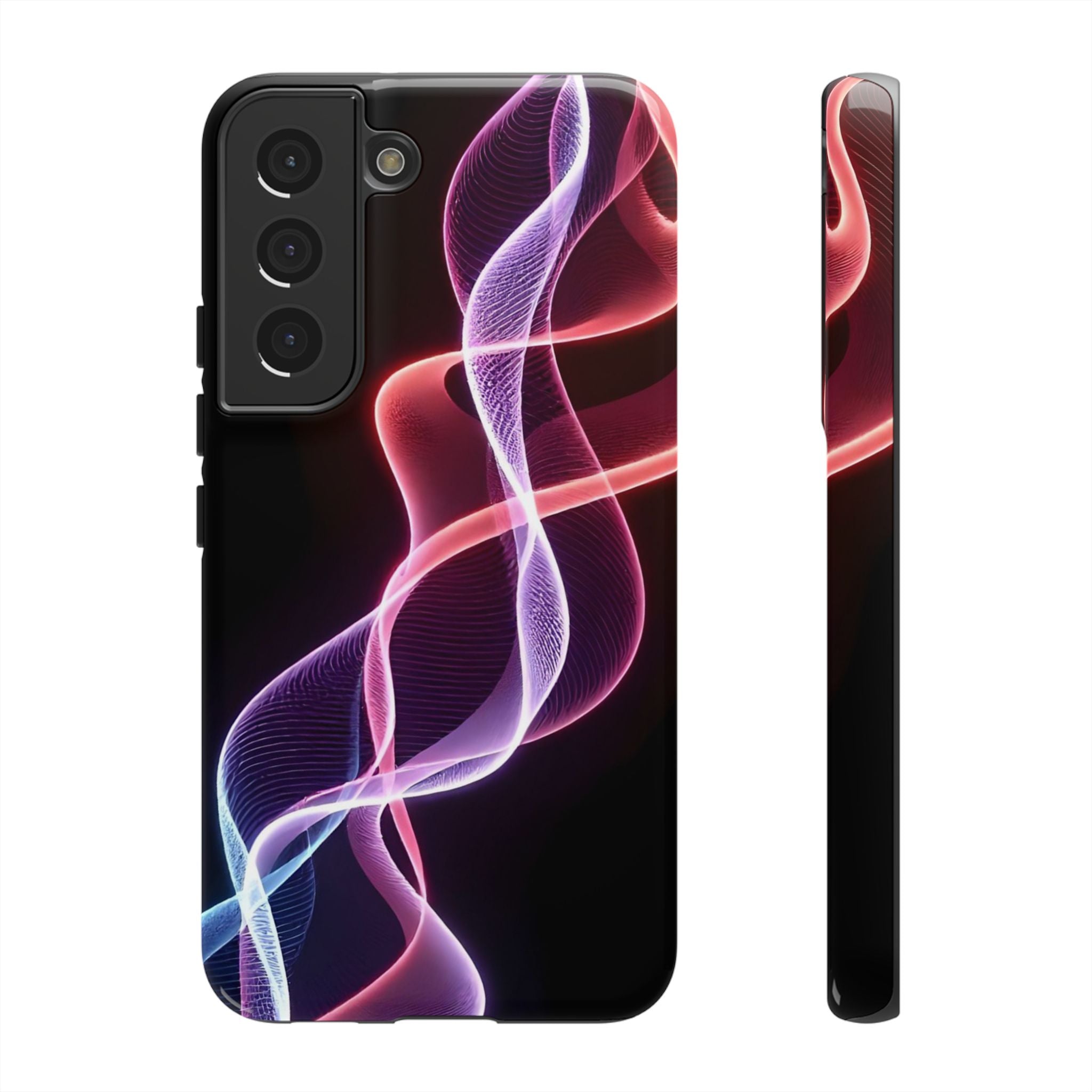 Stylish Phone Case with Vibrant Wave Design, Tough Cases, Phone Accessories, Unique Gift, Trendy Tech, Fashionable Protection