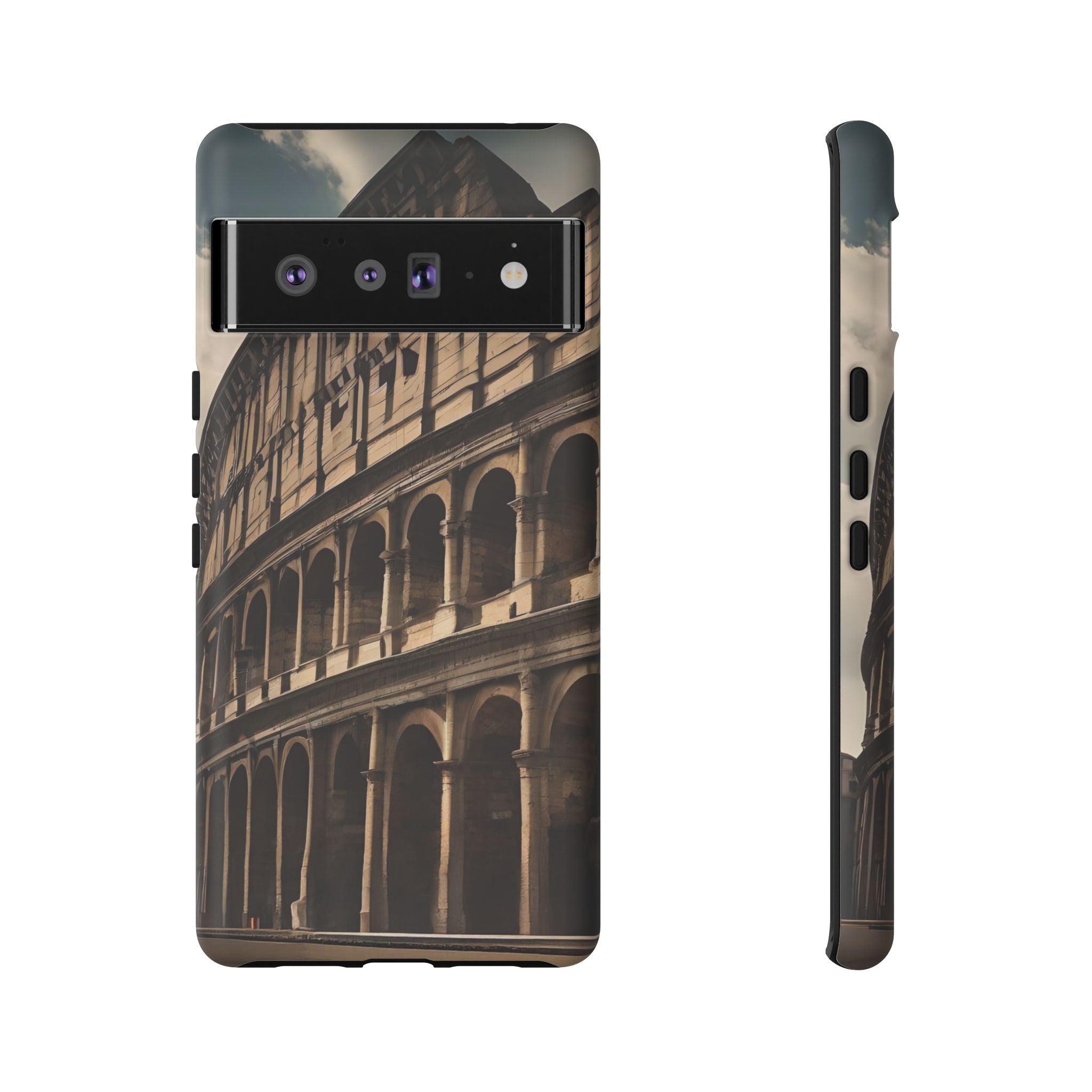 Vintage Colosseum Phone Case, Tough Cases for Travel Lovers, Unique Gift for History Buffs, Protect Your Phone with Style, Vintage Design