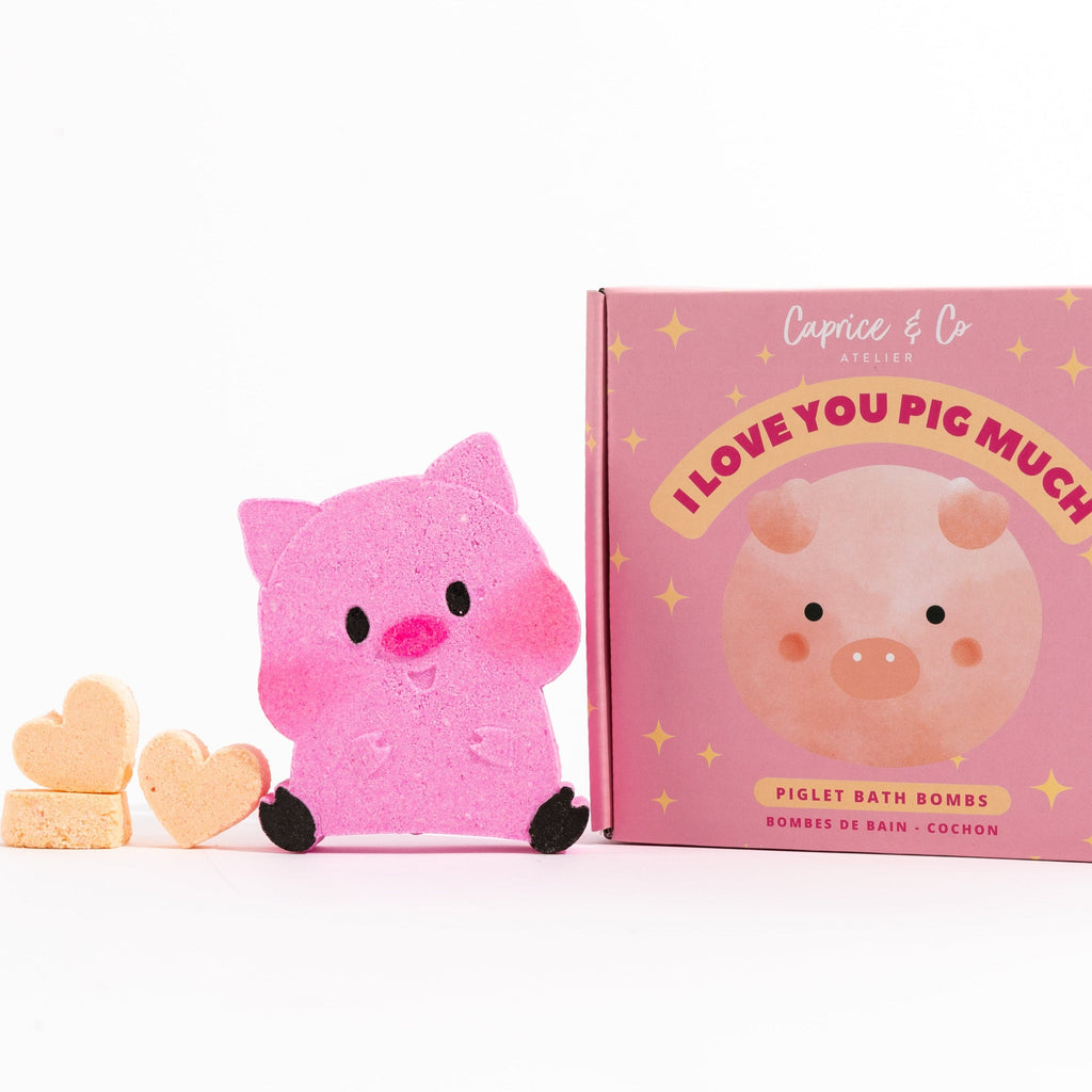 Je t'aime beaucoup PIG - Coffret de bombes de bain Mega + Minis