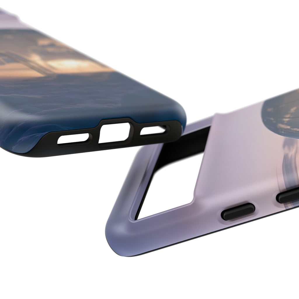 Arctic Igloo Twilight Snow Landscape, Phone Case