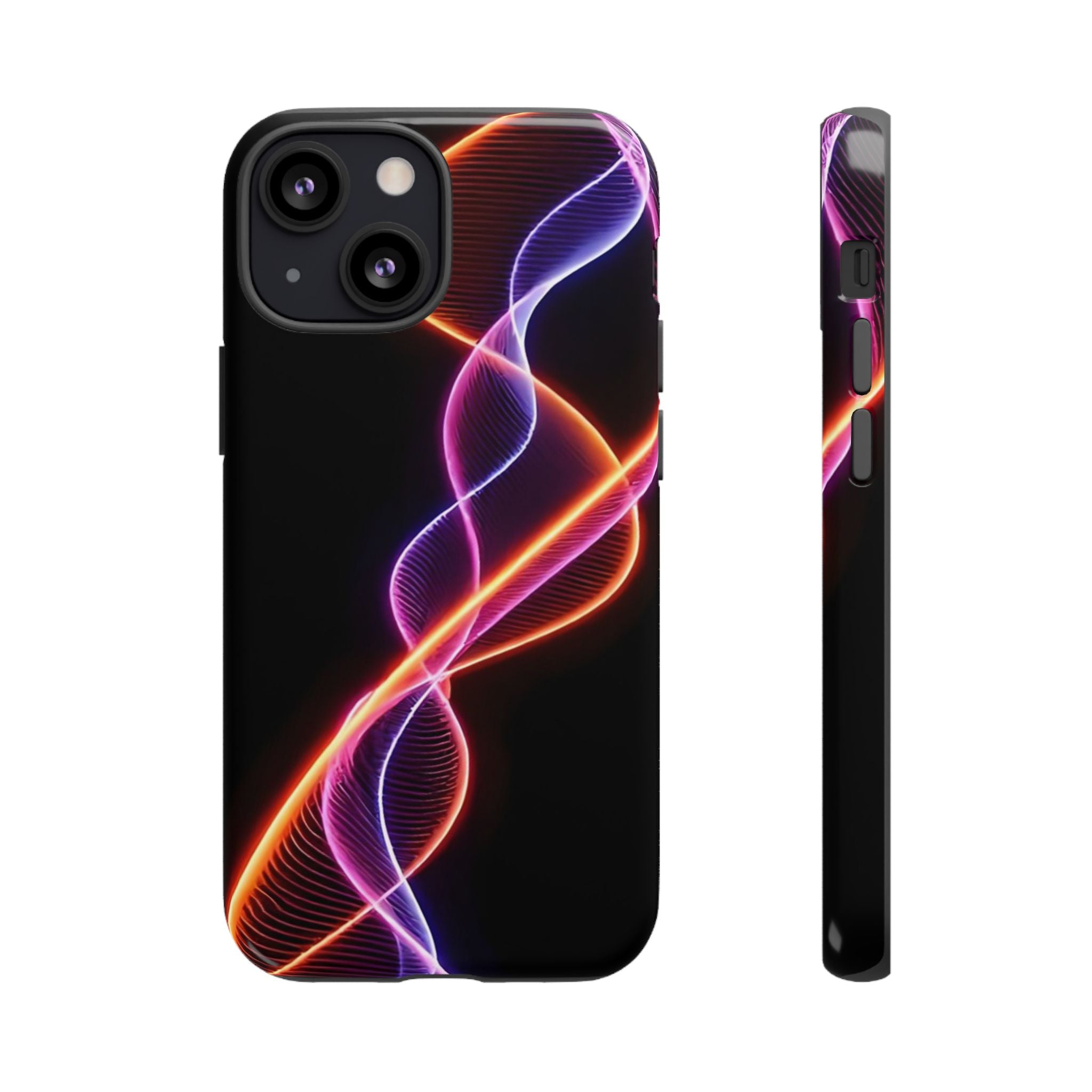 Vibrant Phone Case with Abstract Light Design, Artistic Phone Cover, Modern Tech Accessory, Gift for Tech Lovers, Personalized Phone Case