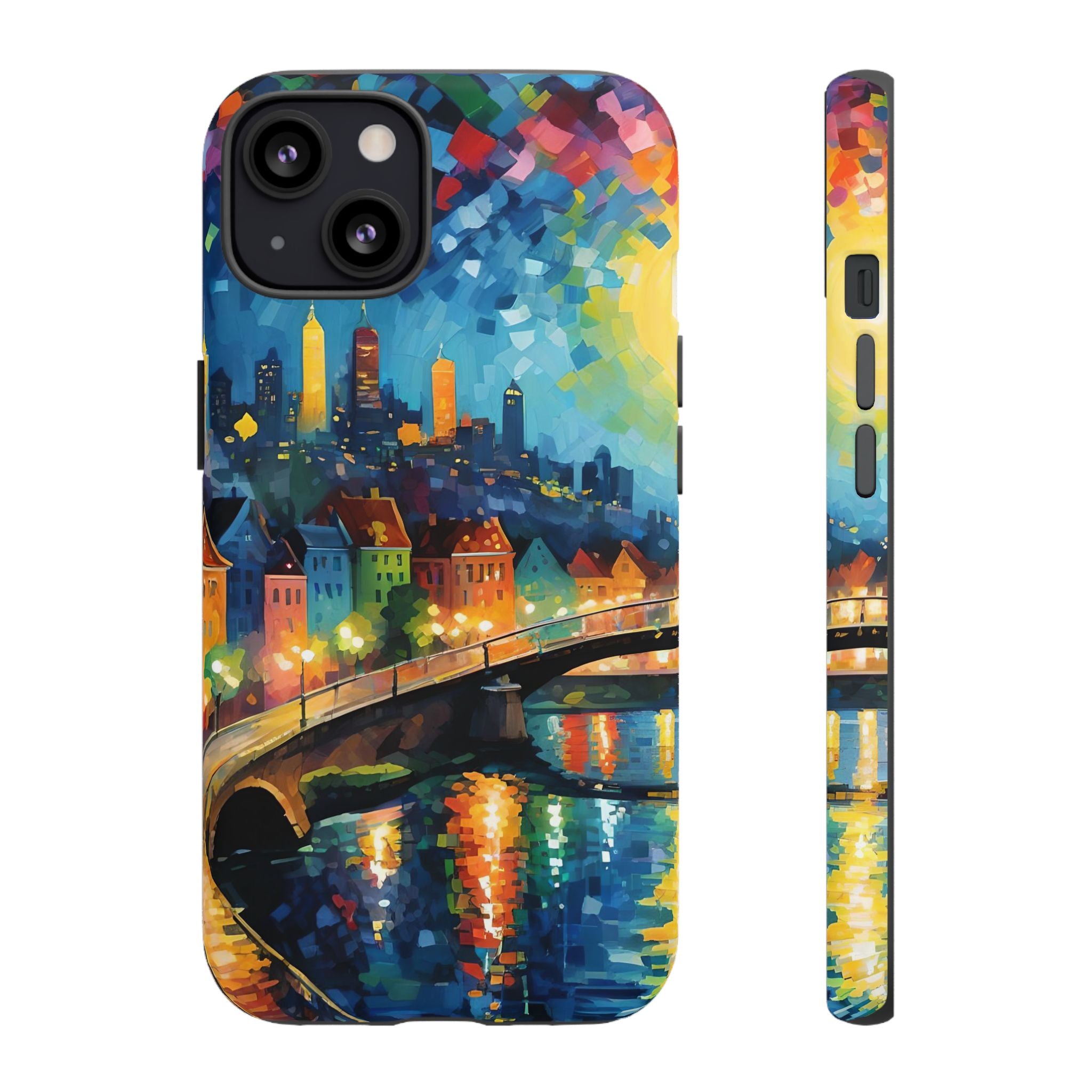 Colorful Phone Case for Tough Cases, Artistic Phone Cover, Unique Gift, Vibrant Design, Decorative Phone Accessories