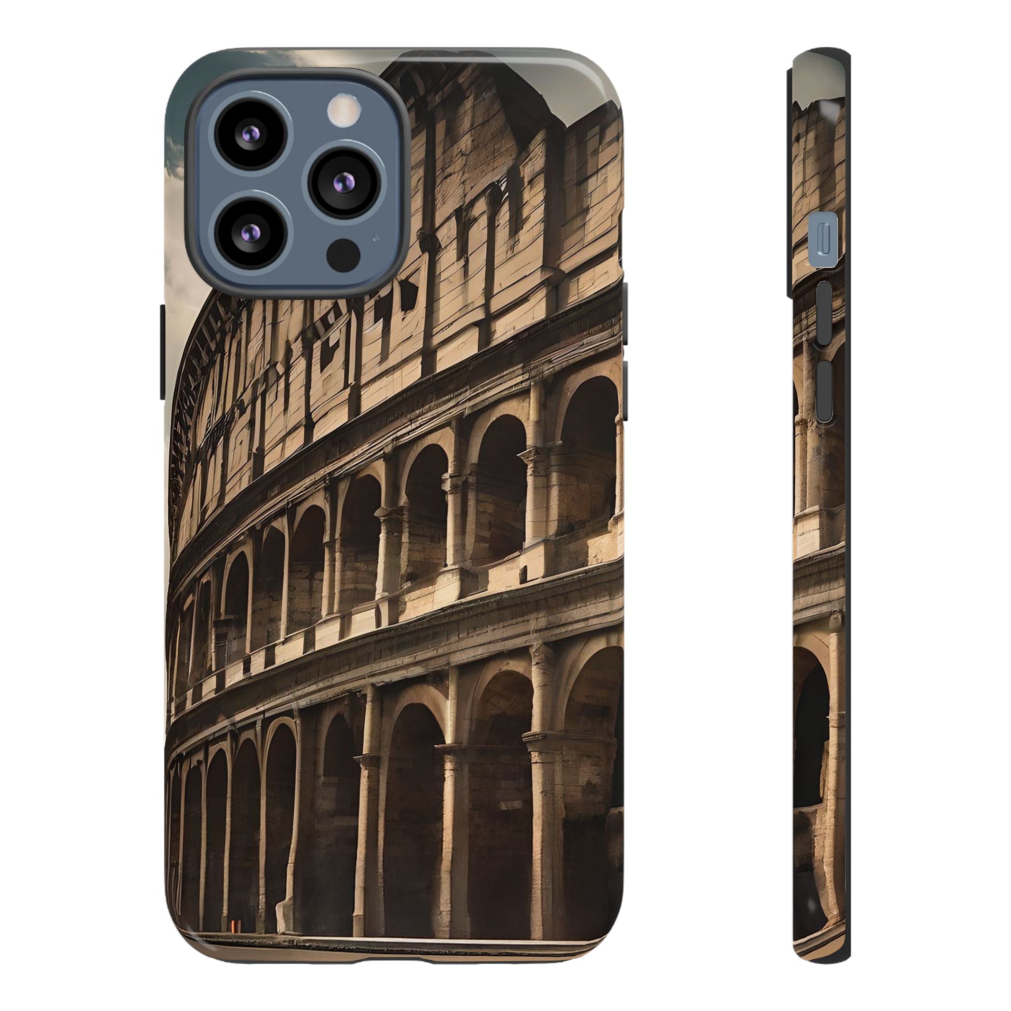 Vintage Colosseum Phone Case, Tough Cases for Travel Lovers, Unique Gift for History Buffs, Protect Your Phone with Style, Vintage Design