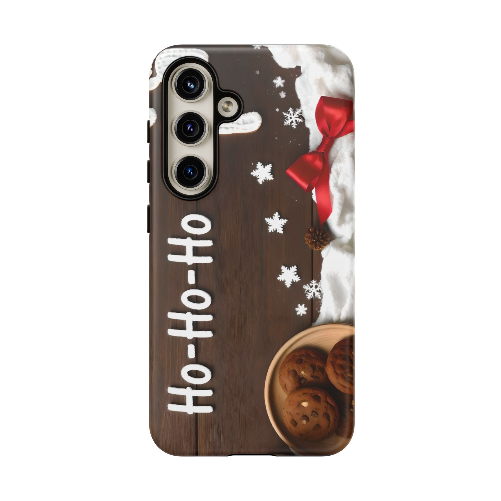 Christmas Cookie Phone Case, Holiday Cell Phone Cover, Cute Phone Accessory, Gift for Him or Her, Festive Tech Decor