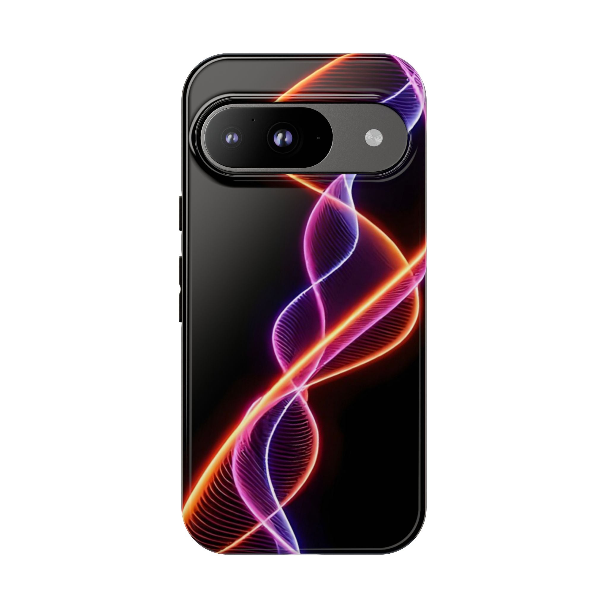 Vibrant Phone Case with Abstract Light Design, Artistic Phone Cover, Modern Tech Accessory, Gift for Tech Lovers, Personalized Phone Case