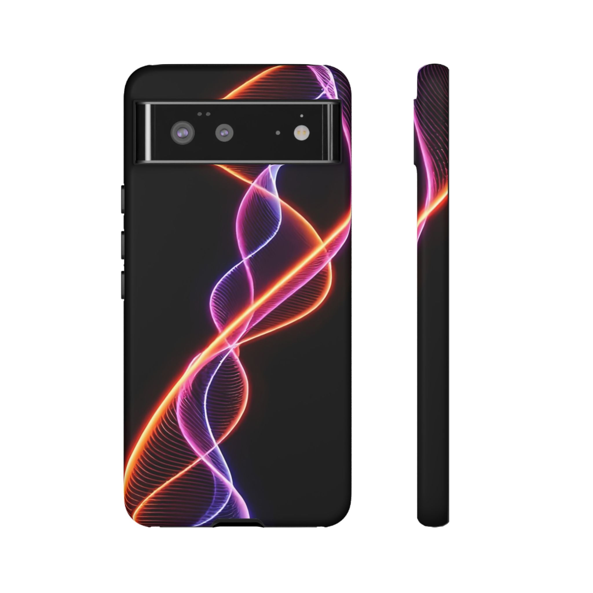 Vibrant Phone Case with Abstract Light Design, Artistic Phone Cover, Modern Tech Accessory, Gift for Tech Lovers, Personalized Phone Case