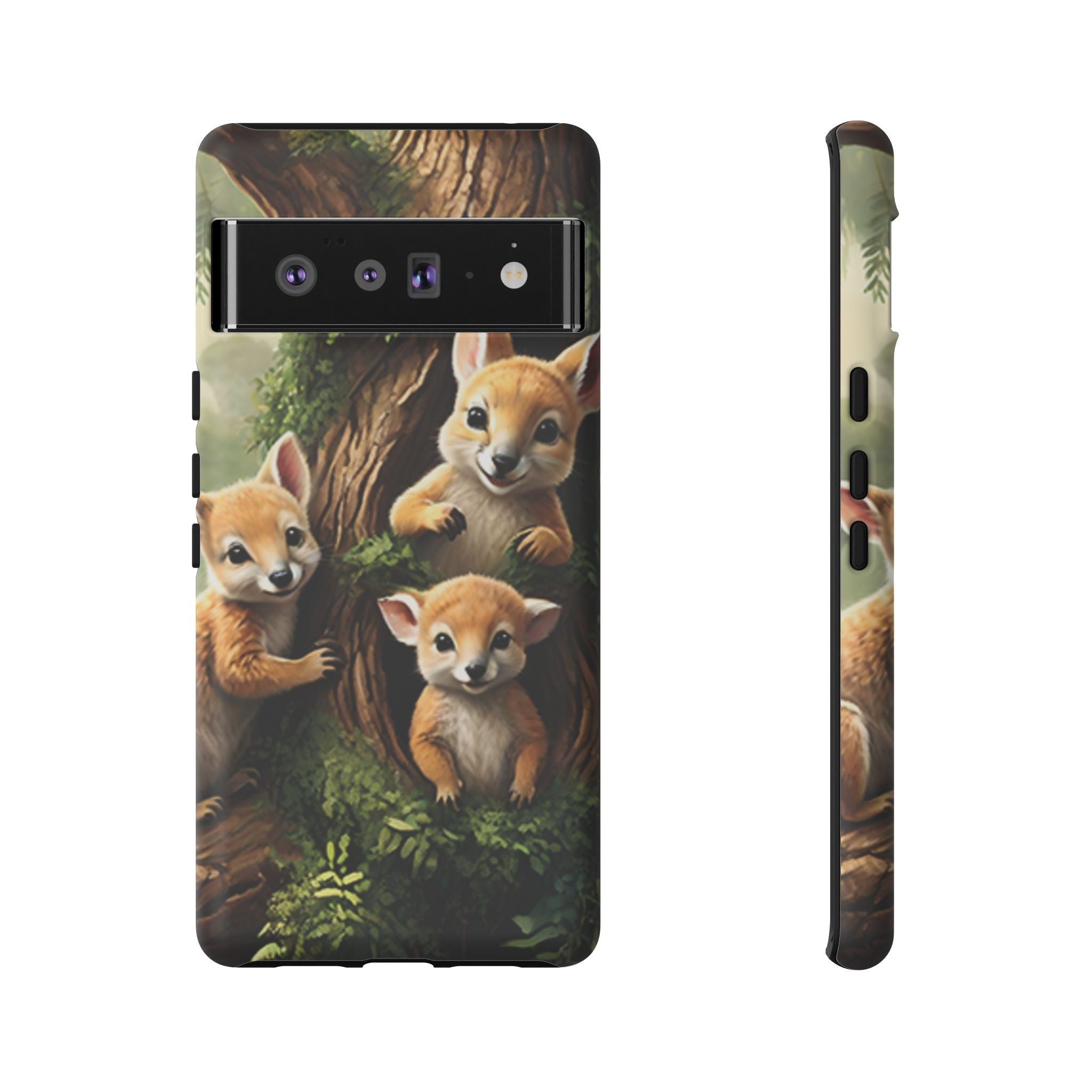 Woodland Baby Animal Print, Phone Case