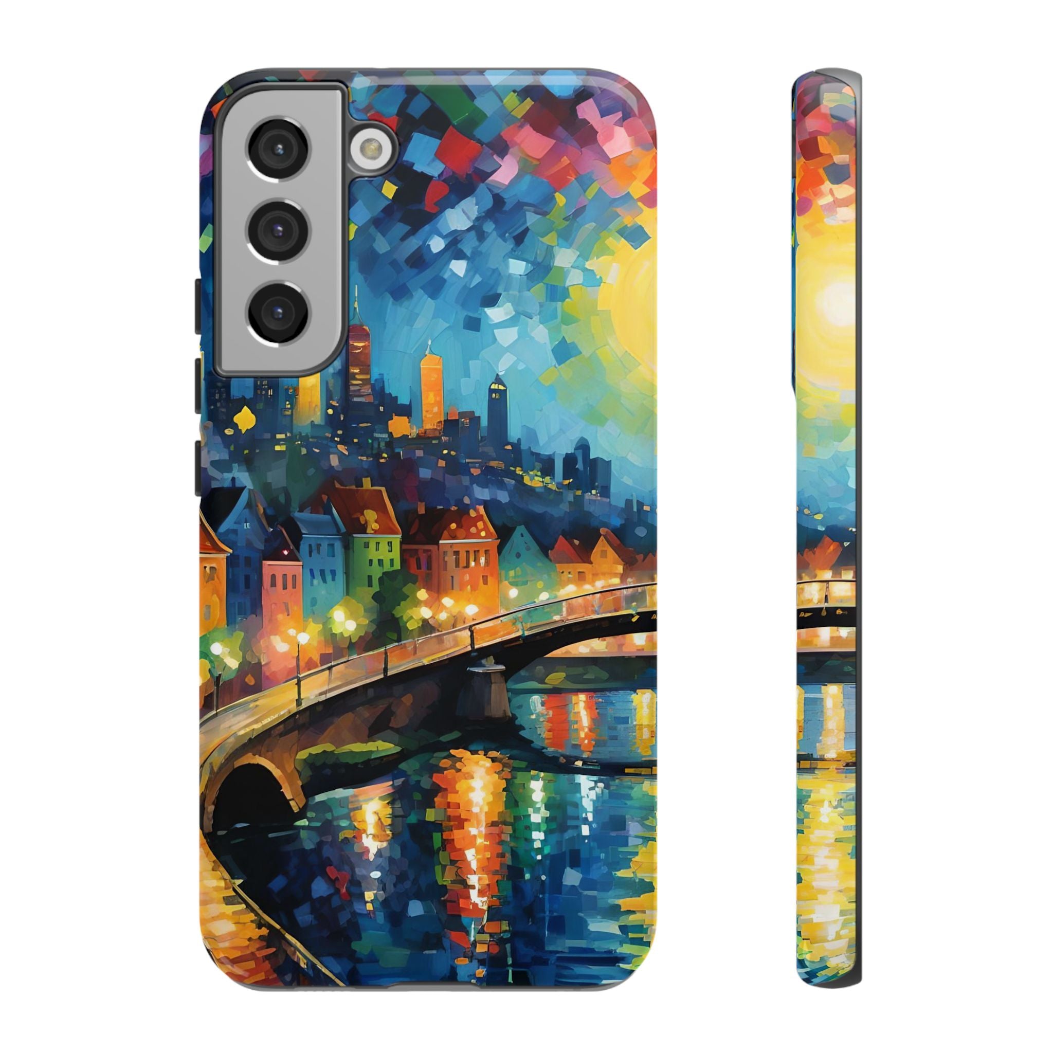 Colorful Phone Case for Tough Cases, Artistic Phone Cover, Unique Gift, Vibrant Design, Decorative Phone Accessories