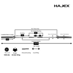 HAJEX Olympic and Standard Barbell Bars 4Ft, 5Ft, 6Ft and 7Ft
