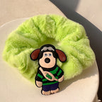 Green Small Fresh Plush Hair Tie