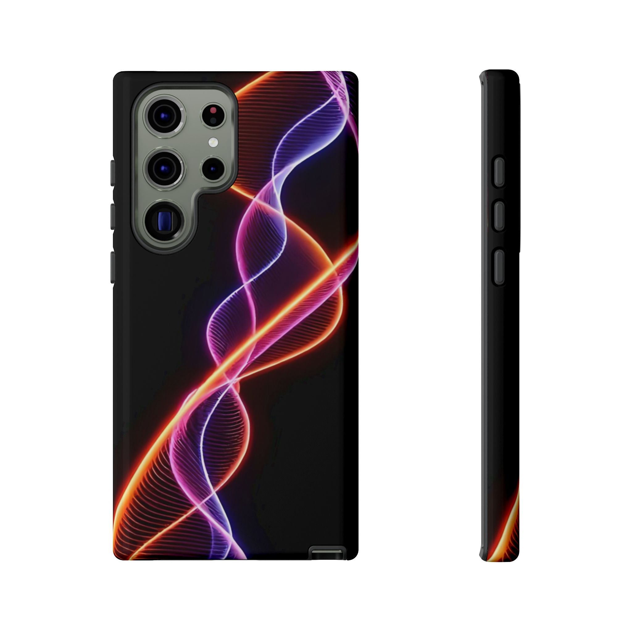 Vibrant Phone Case with Abstract Light Design, Artistic Phone Cover, Modern Tech Accessory, Gift for Tech Lovers, Personalized Phone Case