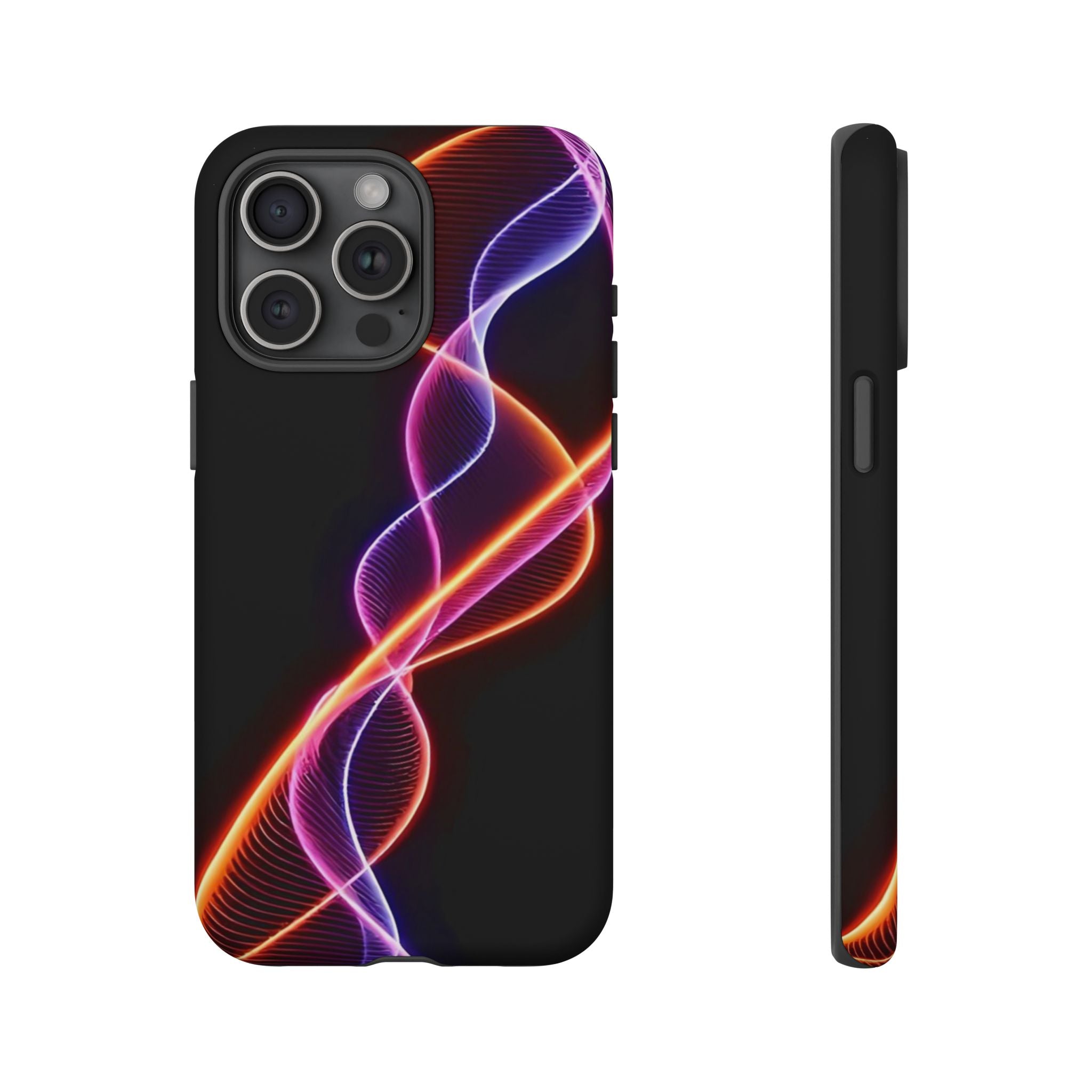 Vibrant Phone Case with Abstract Light Design, Artistic Phone Cover, Modern Tech Accessory, Gift for Tech Lovers, Personalized Phone Case