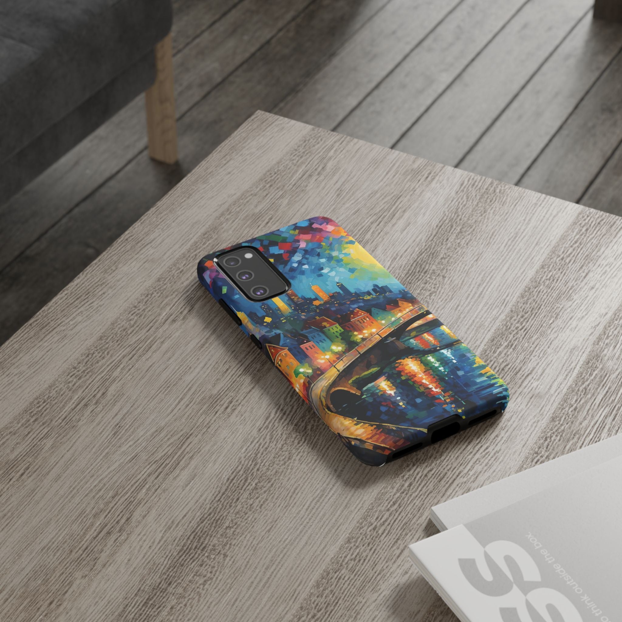 Colorful Phone Case for Tough Cases, Artistic Phone Cover, Unique Gift, Vibrant Design, Decorative Phone Accessories
