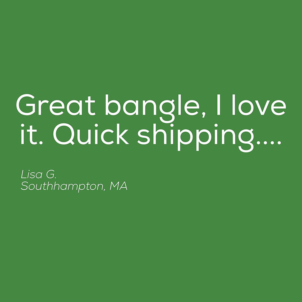 Large Simple Cross Fancy Bangle-4